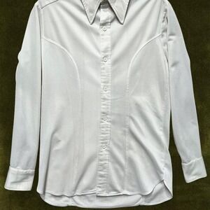 True Vintage 1970s QKC Dagger Collar Butterfly Shirt